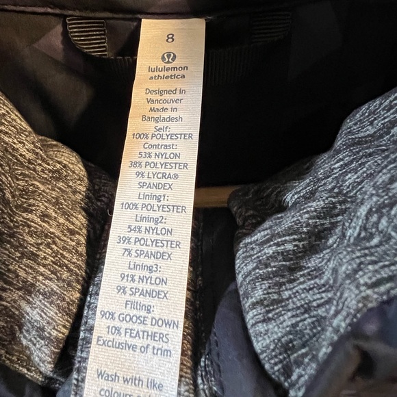 EUC Lululemon Fluff Off Jacket size 8 - Picture 9 of 9